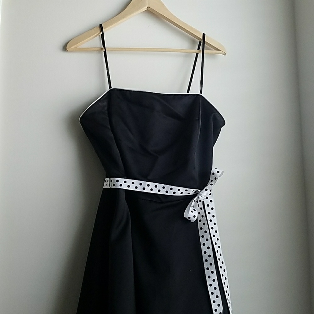 Vintage Zum Zum black and white prom dress